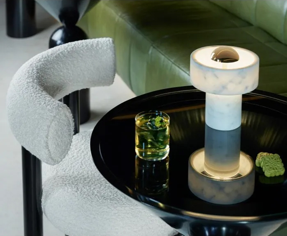 Настольная лампа Stone Portable Gold