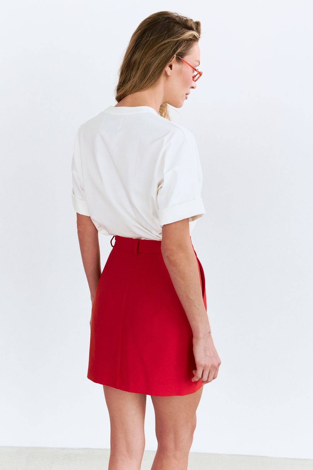 футболка белая оверсайз