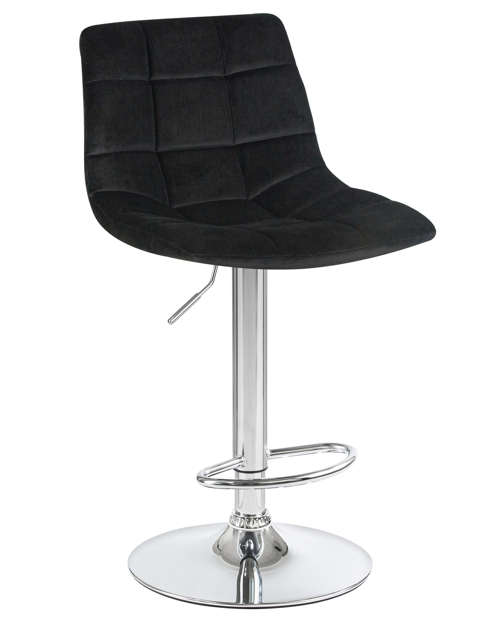 Стул барный DOBRIN TAILOR, черный велюр (MJ9-101)