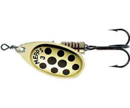 Блесна Mepps AGLIA PTS NOIRS OR №3