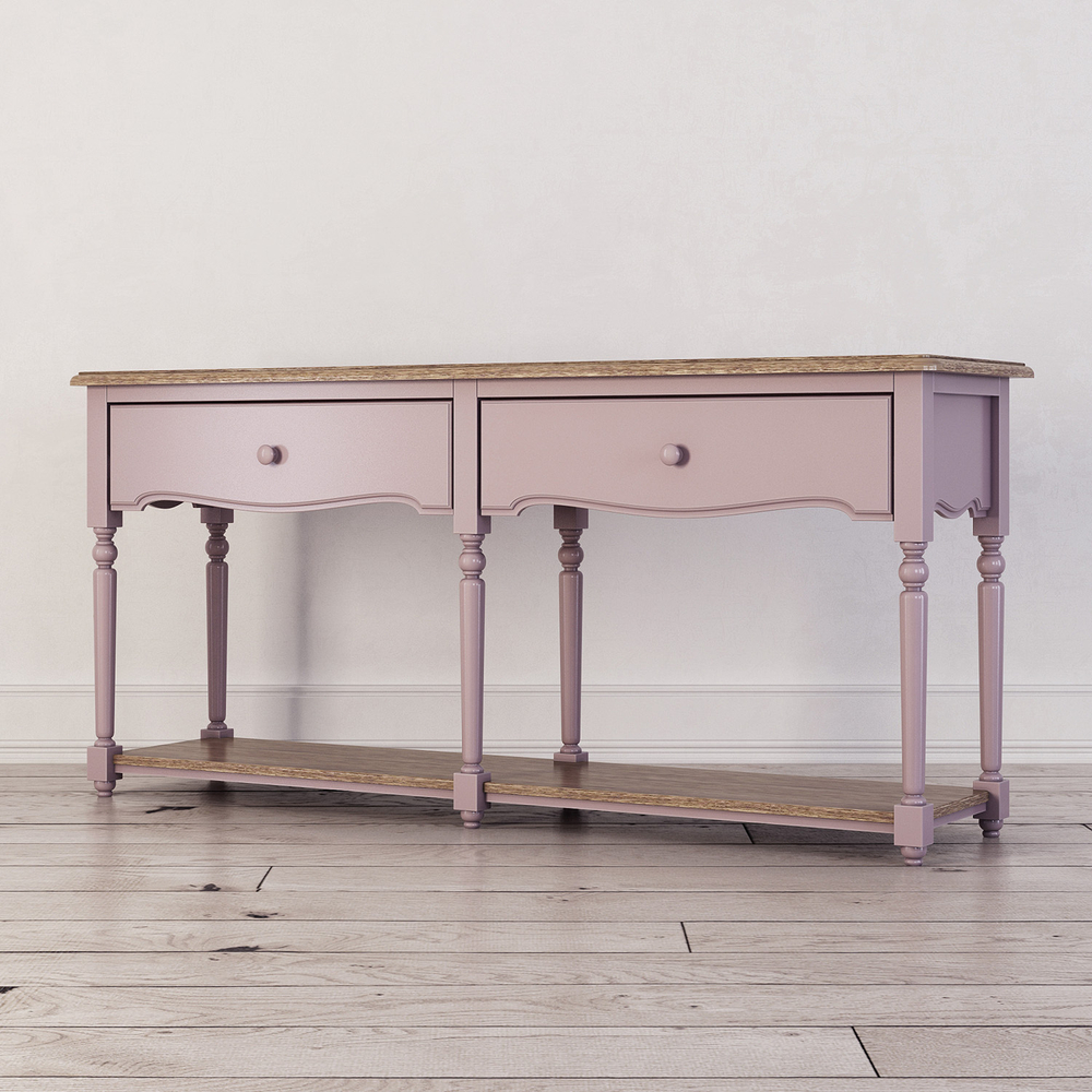 Консоль с 2-я ящиками и полкой Leblanc