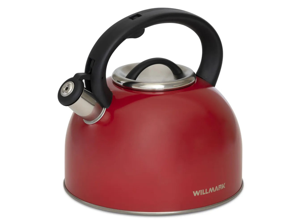 Чайник WILLMARK WTK-4810SS матовый красный