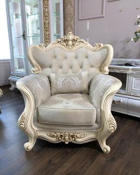 Кресло ДЖОКОНДА крем глянец