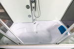 Душевой бокс WeltWasser WW500 Emmer 170/85/55-2 170х85 10000004660 профиль Хром стекло прозрачное