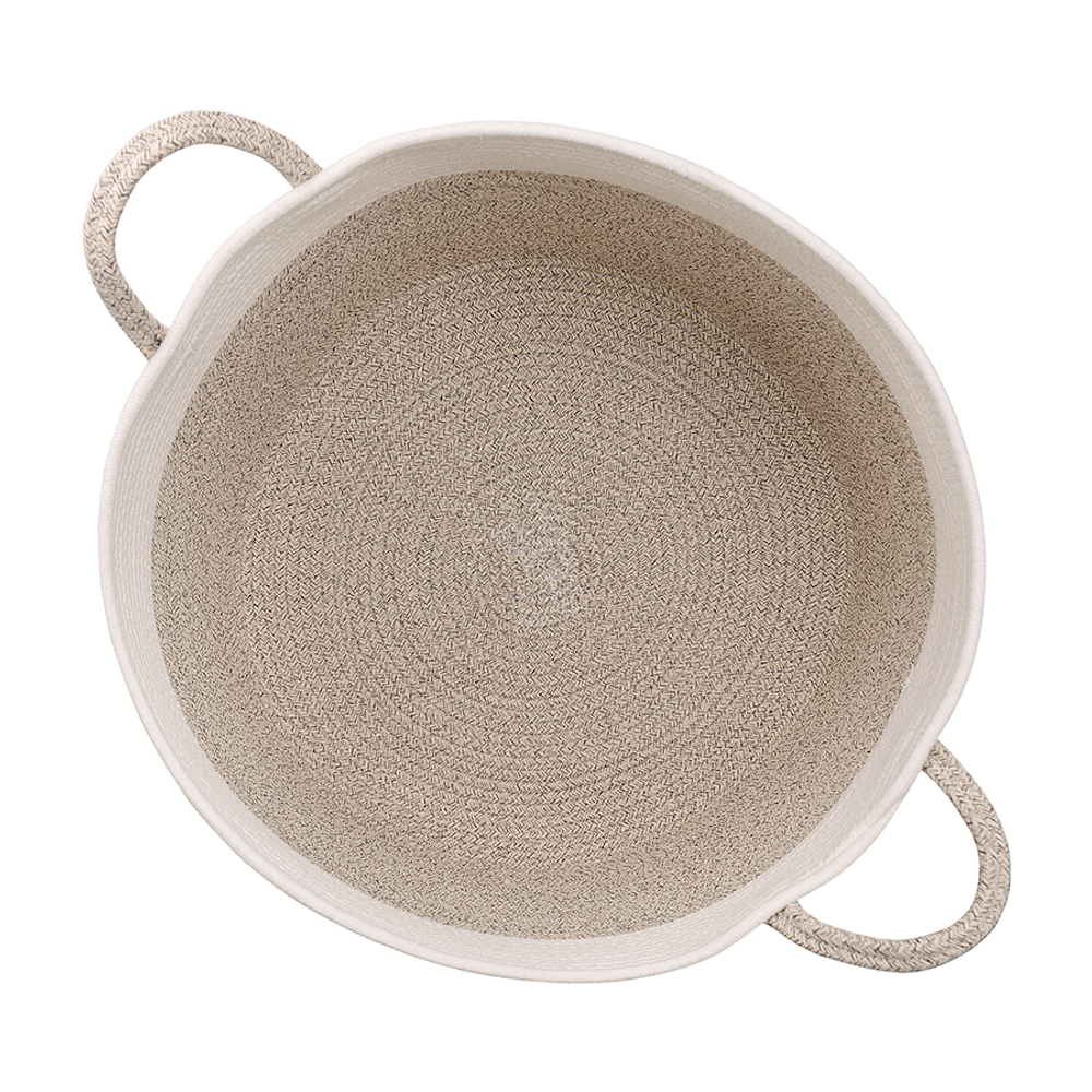 Корзина для хранения Bergenson Bjorn Ulrik 48х35см кремовая/светло-бежевая