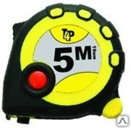 Рулетка   2м*16мм  резино-пластик. с 3-мя фиксат., с магнитом TOOLBERG (Лакра) 2501510