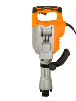 Отбойный молоток электрический ОМ-2200 Вихрь - 1750 Вт, 2200 уд/мин, в кейсе на колесах, пика и долото в комплекте, смазка, запасные щетки