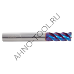 Фреза твердосплавная концевая   9мм (L=75, l=25, хв=10) Z4 45° по закаленной стали BRHM-4E-D9.0S AHN