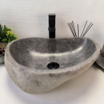 Раковина из речного камня RS-63306 (50*38*16) 0122