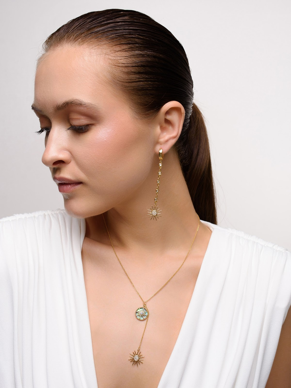 Сотуар "Crystal Sun" с перламутром Gold