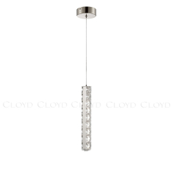 Подвесной светильник Cloyd ELATA P1 / выс. 38 см - хром (арт.11559)