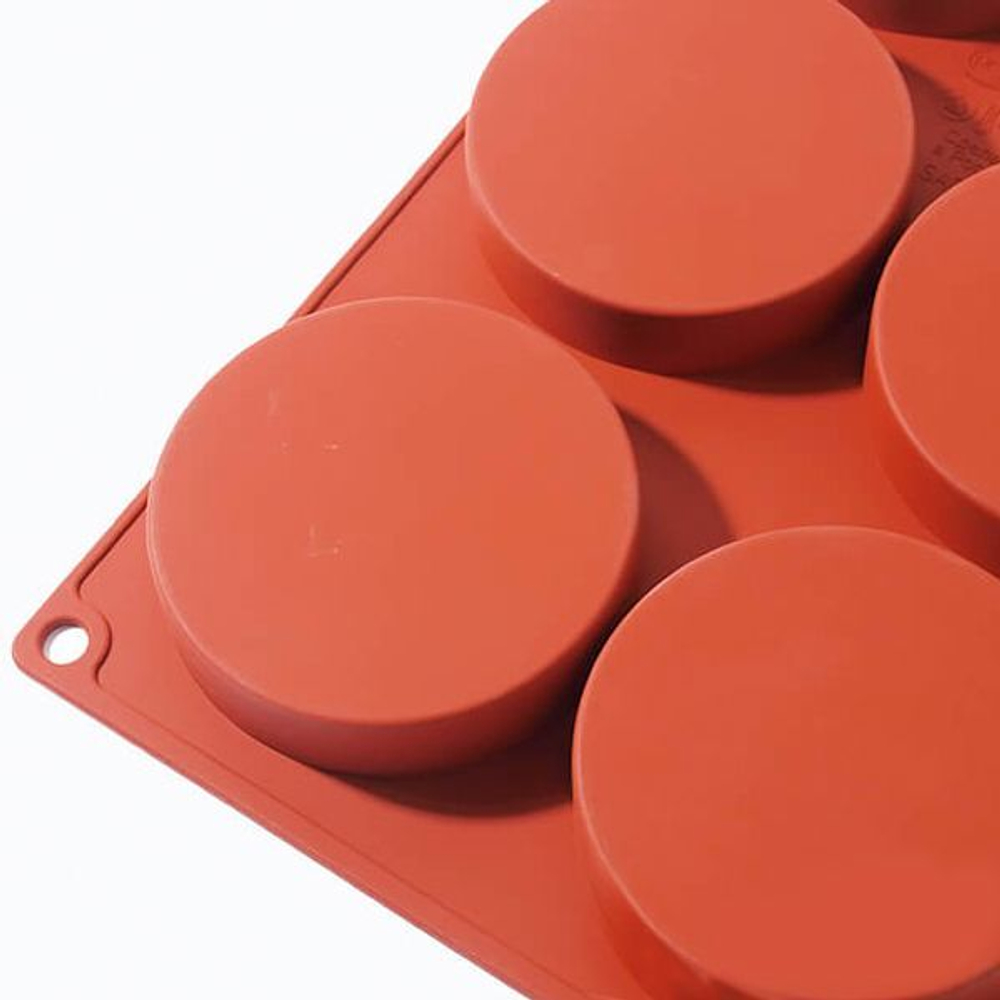 Форма силиконовая «Цилиндр» 6 ячеек