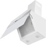 Кухонная вытяжка MAUNFELD Moon 60 белый\вставка сатин фото 3