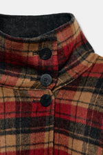 Пальто из шерсти с карельным узором ZW COLLECTION LIMITED EDITION - ZARA