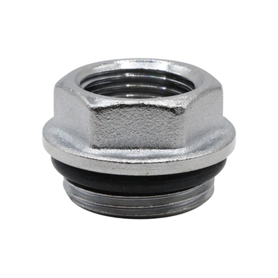 Хромированный концевой переходник FAR 3/4" НР х 1/2" ВР