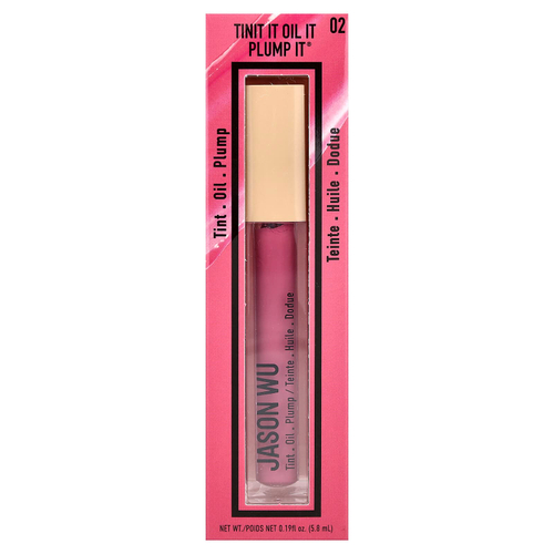 Jason Wu, Tint It Oil It Plump It®, оттенок 02 малина, 5,8 мл (0,19 жидк. унции)