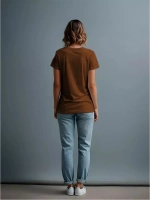 Футболка однотонная базовая хлопок унисекс Баракаттекс