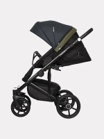 Коляска 2 в 1 Riko Basic Ozon 02 черно-зеленый