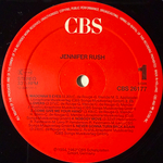 Jennifer Rush ‎– Jennifer Rush (Голландия 1984г.)