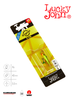 Балансир LUCKY JOHN Fin №3 (+тройник), цвет 29, арт. 71313-29
