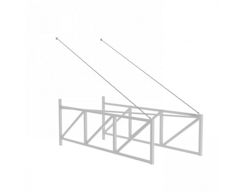 Ферма для баскетбольного игрового щита настенная (вынос 3000)