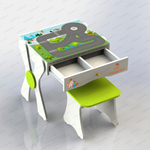 Комплект детской мебели-стол для конструирования 3 в 1 + стул