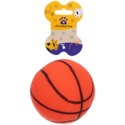 Игрушка резиновая с пищалкой «Догонялки», цвет оранжевый, 10см (лейбл)