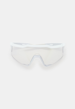 Спортивные очки 100% SPEEDCRAFT LE Bastille - Pearl White Glitter - Blue Mirror Photochromic Lens