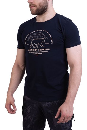 Футболка "NORTHERN FRONTIER" (т. Синий)