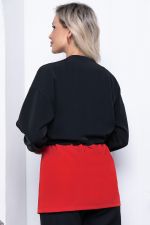 Жакет "На стиле" (блэк/рэд) Б7162 LT Collection (Акция)