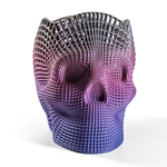 Подставка для карандашей, конфетница, 3D печать, череп-сетка, цветная