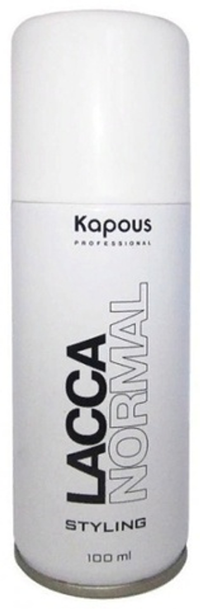 Kapous Лак аэрозольный для волос нормальной фиксации «Lacca Normal», 100 мл