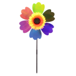 Ветерок перламутр с подсолнухом д-32 см, с-30121