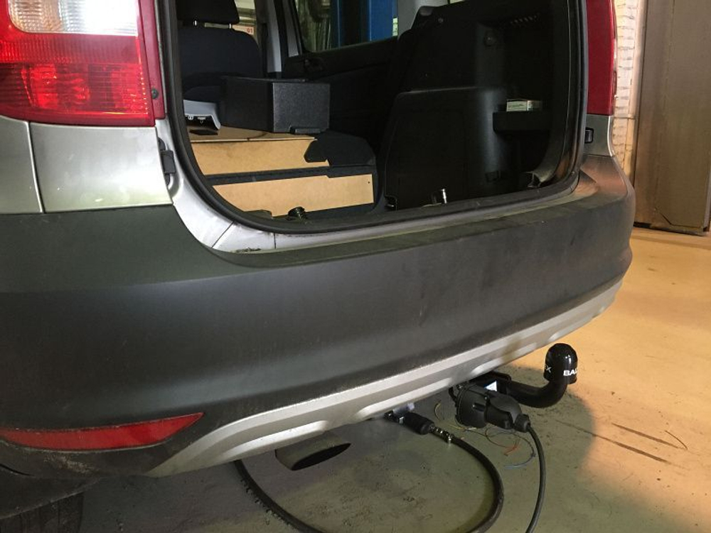 Фаркоп Балтекс для Skoda Yeti I (5L) 2009-2018(паспорт и сертификат в комплекте)(без электрики)арт.21193312