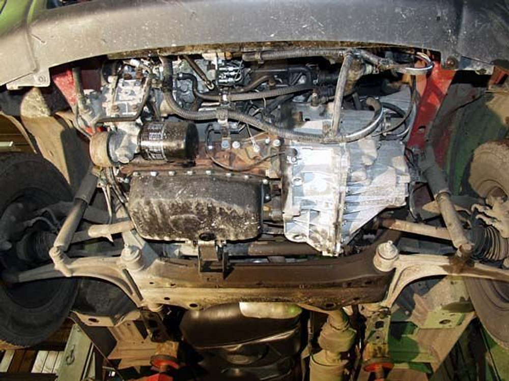 Защита картера и КПП Sheriff для Renault Master II Рестайлинг 2003-2010 арт.18.0875