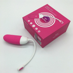 Ярко-розовое вагинальное яичко Magic Vini с управлением со смартфона