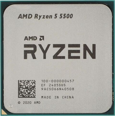 Процессор AMD Ryzen 5 5500, AM4,  OEM [100-000000457]