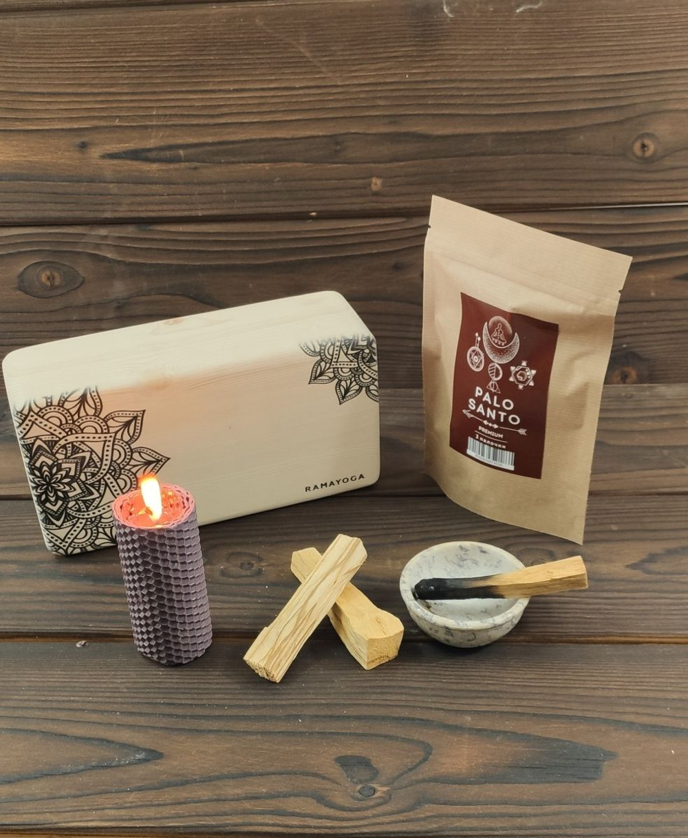 Благовония Пало Санто Премиум 3 бруска в упаковке