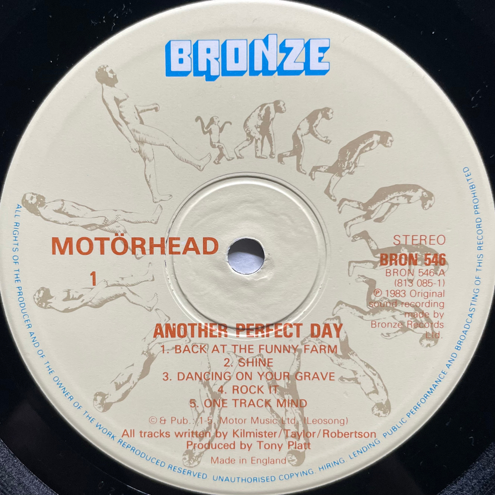 Motörhead ‎– Another Perfect Day (Англия 1983г.)