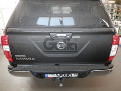 Фаркоп оцинкованный Galia N052C для Nissan Navara D40 2005-(паспорт и сертификат в комплекте)(без электрики)