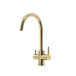 Смеситель для кухни Sancos Taper с краном для фильтра, полированное золото, SC4012ZG