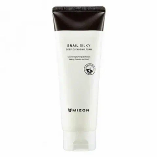 MIZON Глубокоочищающая пенка для умывания с муцином улитки- SNAIL SILKY DEEP CLEANSING FOAM , 150мл