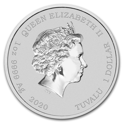 1 доллар. Джеймс Бонд 007 James Bond 007. Тувалу. 2020 год. BrUNC