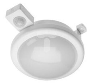 Светильник светодиодный DELTA (накладной, круглый) с датчиком движения, 6W, 4000K, IP54, 400lm, 120град, 220-240V AC, 50/60 Hz GTV LD-DELOR6WC-NB