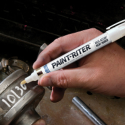 Markal Valve Action Paint Marker WHITE 096820