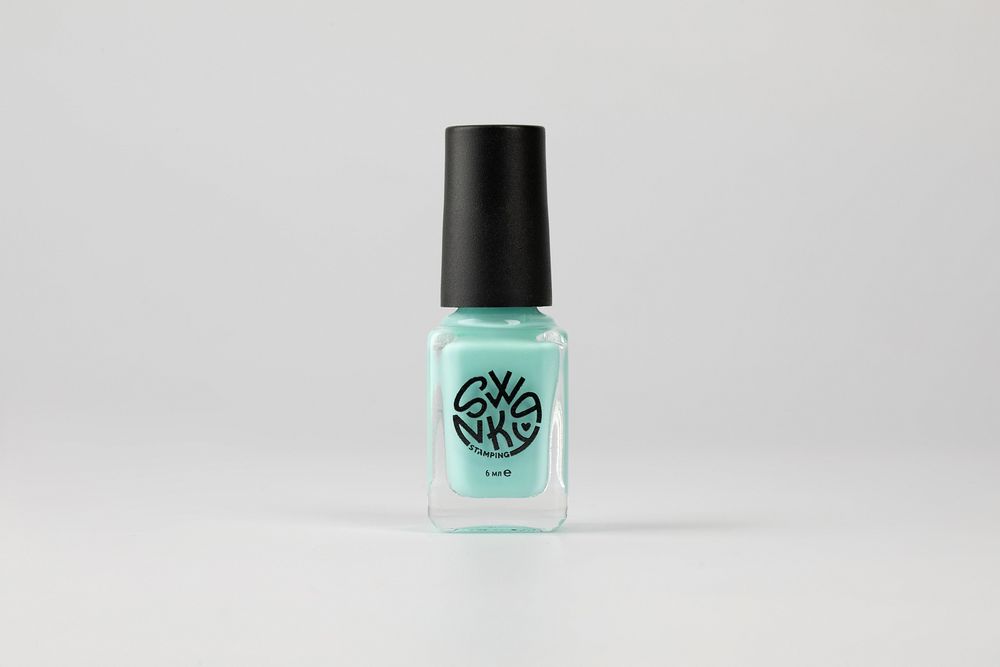 Swanky Stamping Лак для стемпинга S92 светло голубой, 6мл