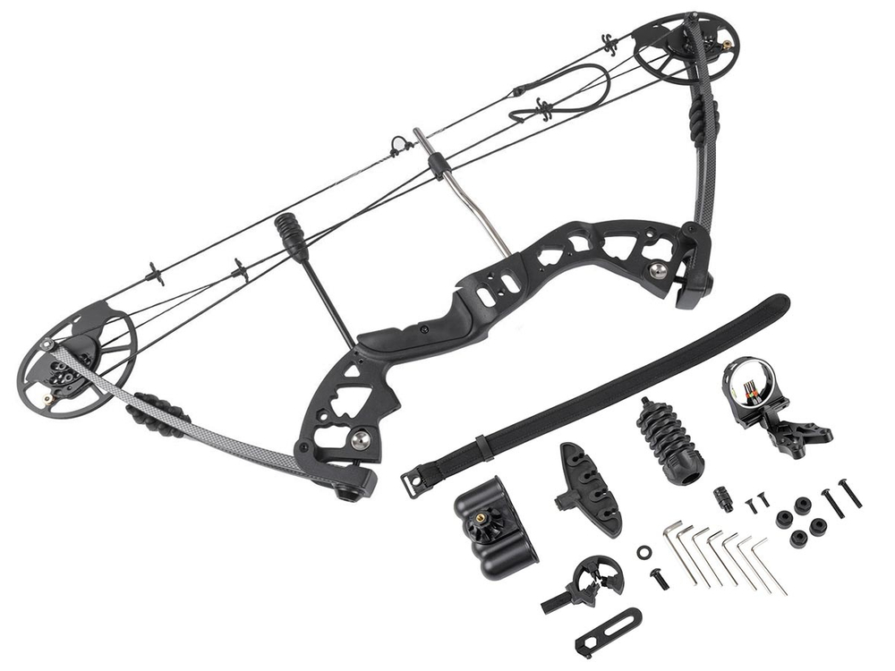 Лук блочный Stinger Comanche, расширенная комплектация, 30-60 lbs (SG-BOW-MJ-60-BLK)