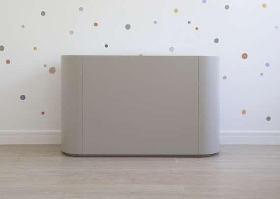 Комод Lagom 3 ящика ширина 120 см (серо-бежевый)