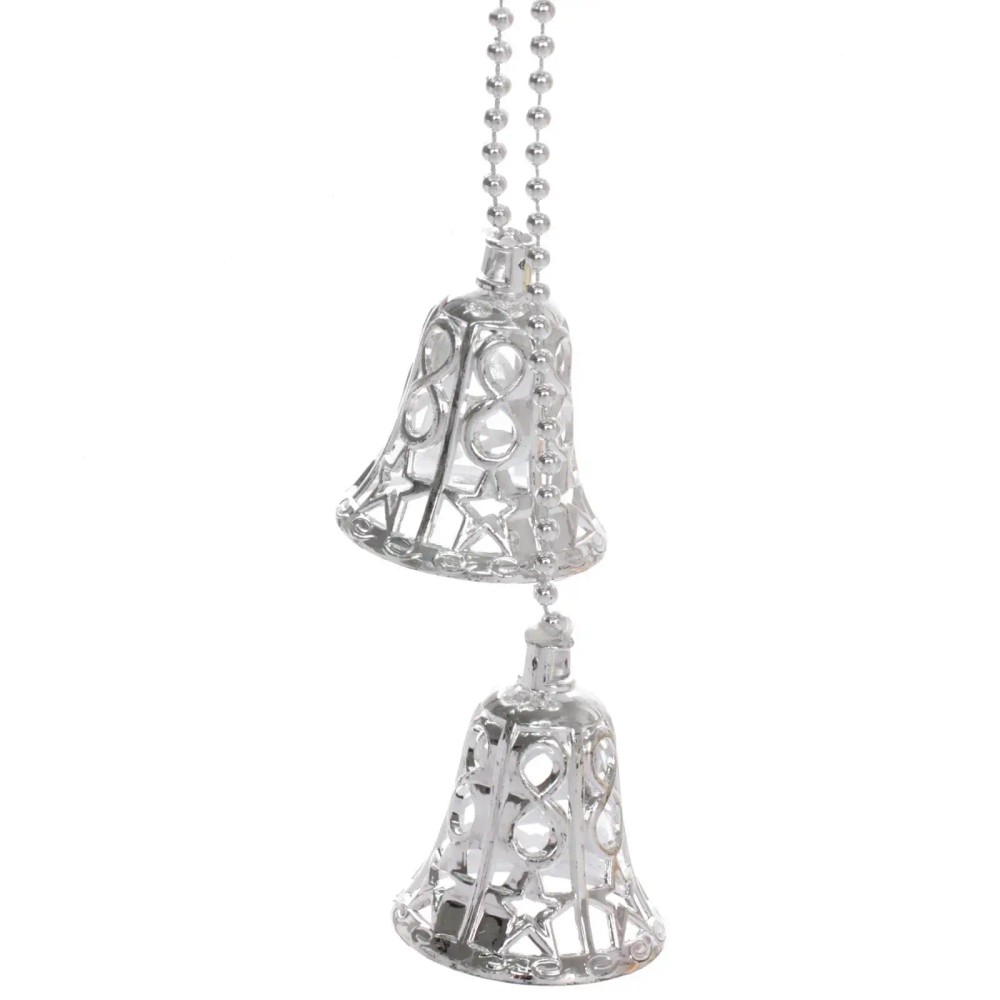 Украшение новогоднее «Волшебный звон» 12*30 см, Серебро