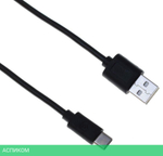 Кабель Buro BHP RET TYPEC1 BL 1м черный